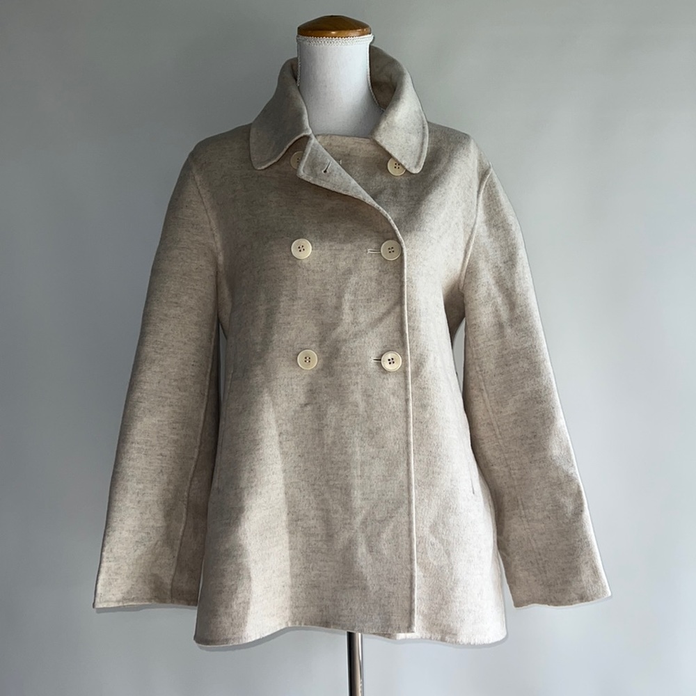 Jarbo Double Breasted Wool Peacoat - sz 1